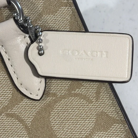 Coach Mini Tote or Crossbody Signature Canvas Like New - Picture 10 of 11